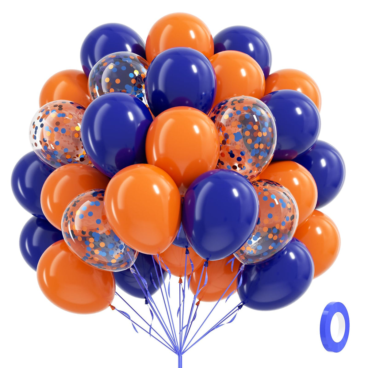 Blue and White Balloon Kit, 60 Pieces