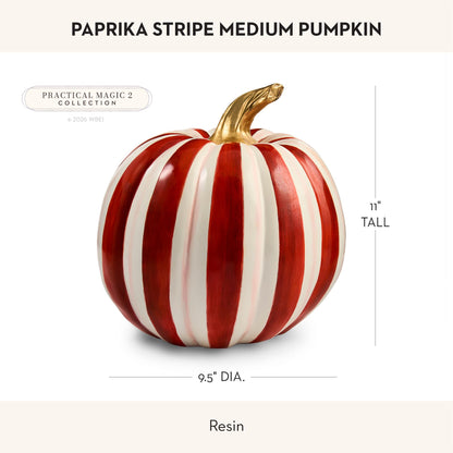 MacKenzie-Childs Resin Pumpkin, Royal Check