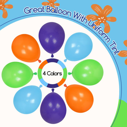 Blue and White Balloon Kit, 60 Pieces