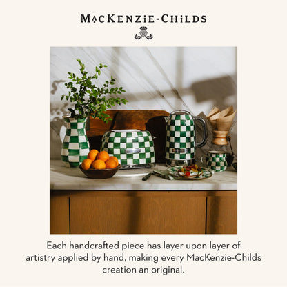 MacKenzie-Childs Electric Kettle, Royal Check