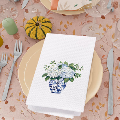 Blue Chinoiserie Kitchen Towel, 16 x 24 Inch