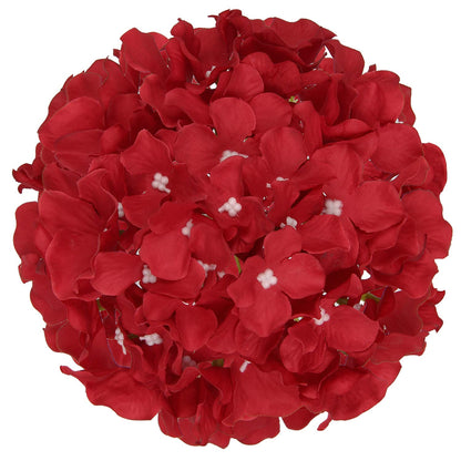 Silk Hydrangea Heads with Stems, Pack of 10