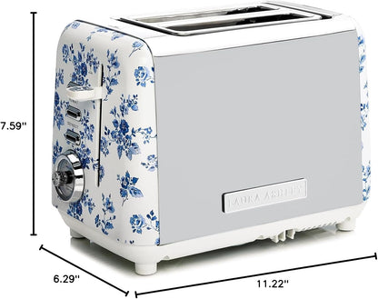 Laura Ashley Wide Slot 2-Slice Toaster