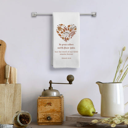 Chinoiserie Waffle Kitchen Towels, 16 x 24 Inch