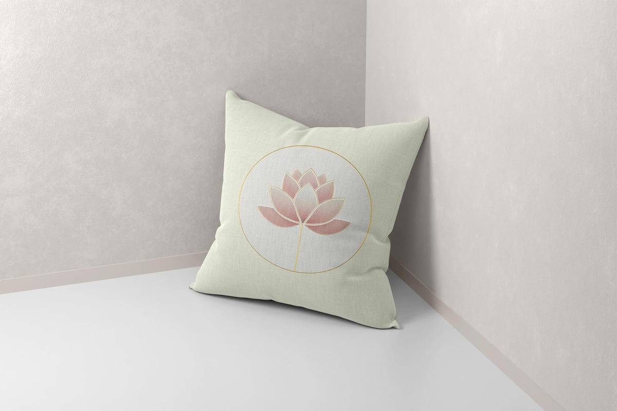 Blue Chinoiserie Bird and Peony Pillow Cover, 18x18