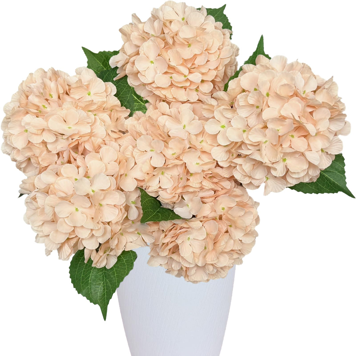 Blue Hydrangea Faux Flowers, 6 Stems