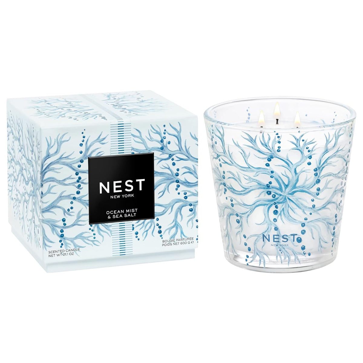 NEST Ocean Mist and Sea Salt 3-Wick Candle