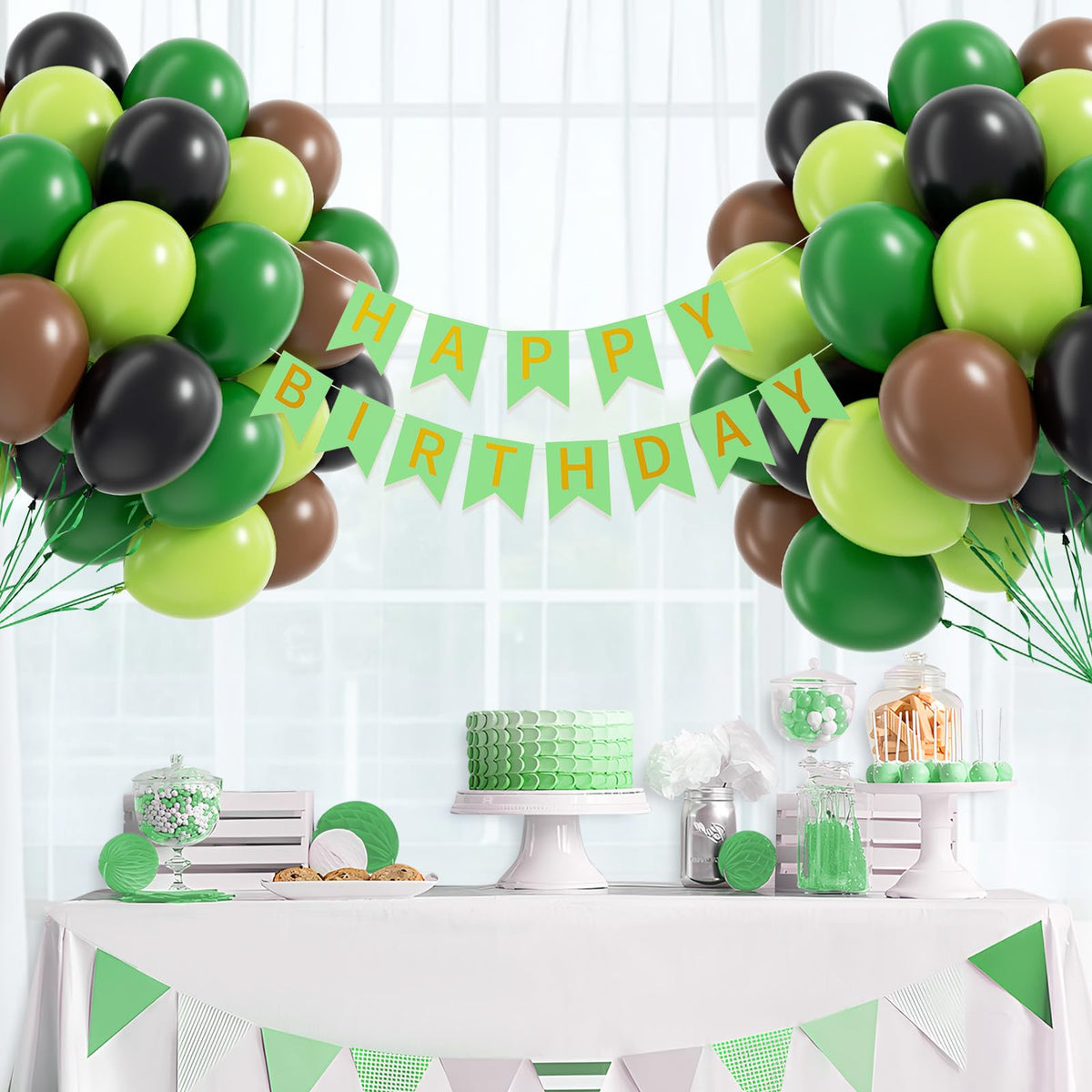 Blue and White Balloon Kit, 60 Pieces