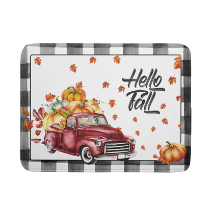Blue Chinoiserie Floral Dish Drying Mat