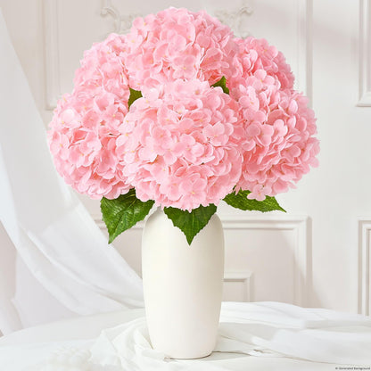 Real Touch Blue Hydrangea Faux Flowers