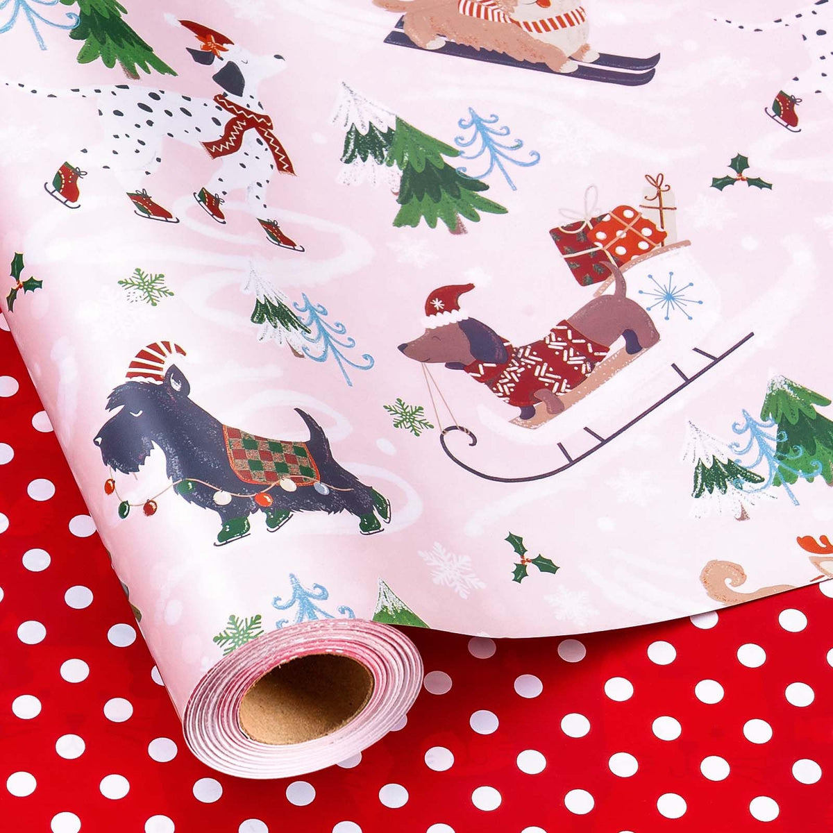 Blue Nutcracker Christmas Wrapping Paper, 32.8 Ft