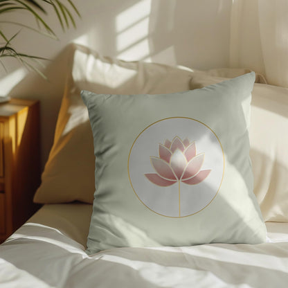 Blue Chinoiserie Bird and Peony Pillow Cover, 18x18