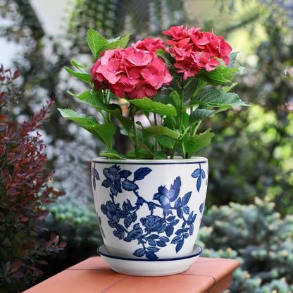 HakkaGirl Blue and White Chinoiserie Planters
