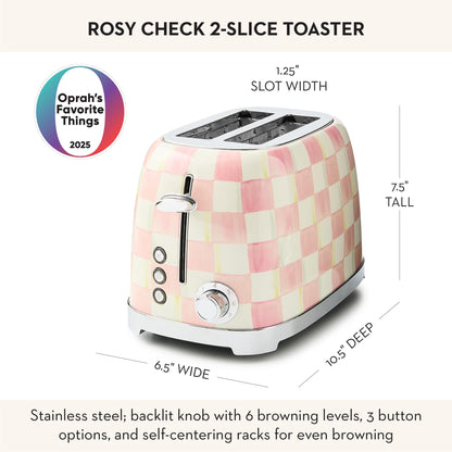 MacKenzie-Childs 2-Slice Toaster, Royal Check
