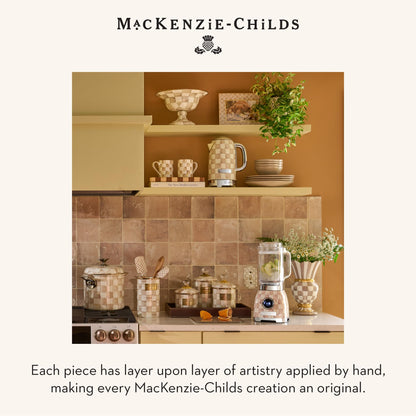 MacKenzie-Childs Electric Kettle, Royal Check