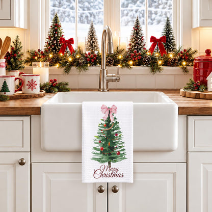 Chinoiserie Christmas Kitchen Hand Towels, 16x24 Inch