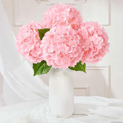 Real Touch Blue Hydrangea Faux Flowers