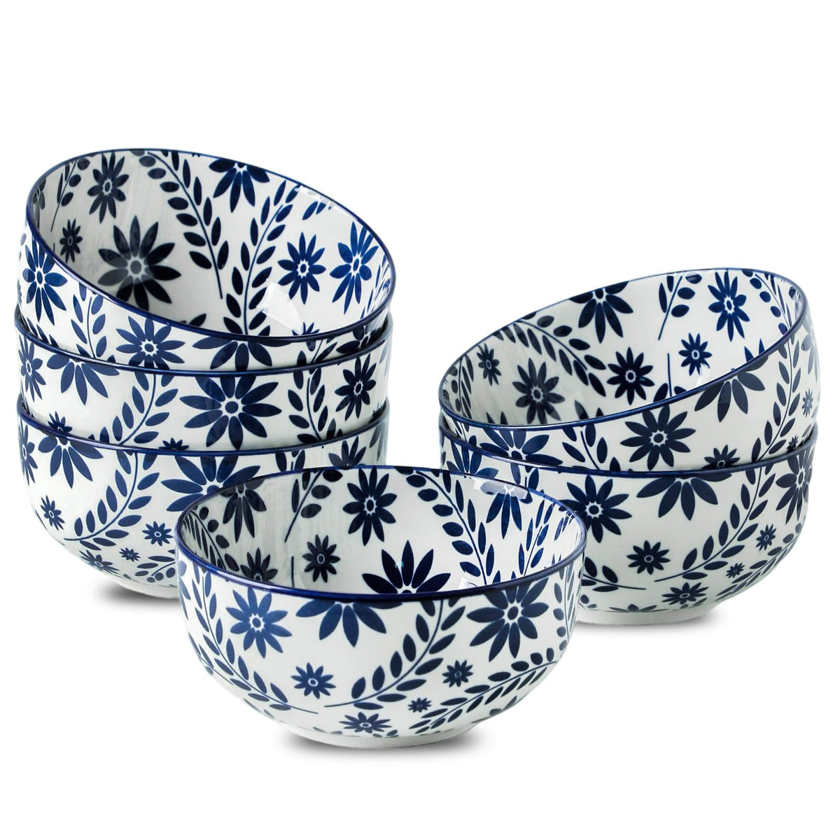 Ceramic Soup Bowls, Set of 6