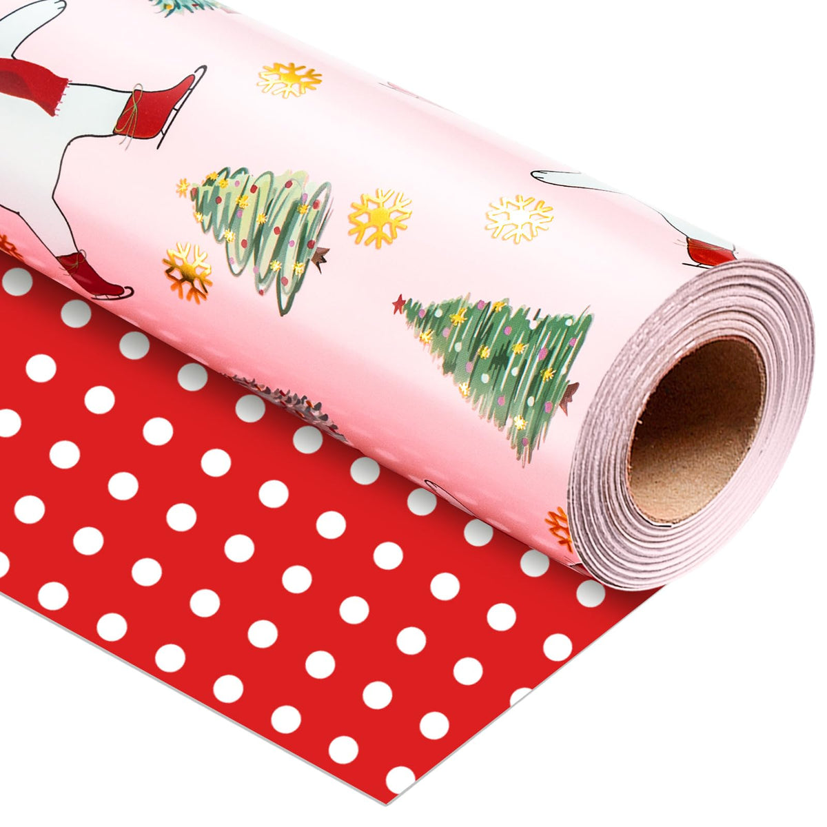 Blue Nutcracker Christmas Wrapping Paper, 32.8 Ft
