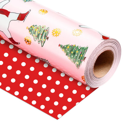 Blue Nutcracker Christmas Wrapping Paper, 32.8 Ft