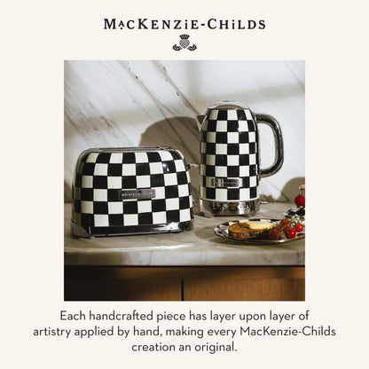 MacKenzie-Childs Electric Kettle, Royal Check