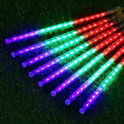 Blue Meteor Shower Christmas Lights, 8 Tubes