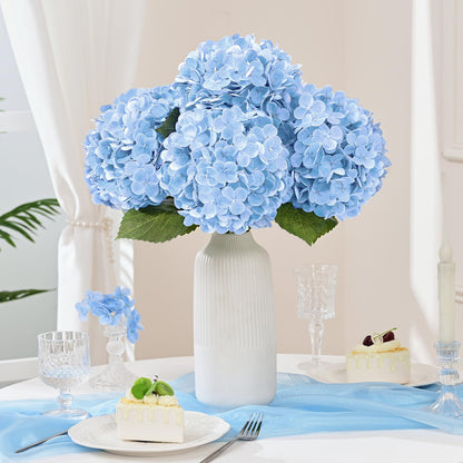 Real Touch Blue Hydrangea Faux Flowers