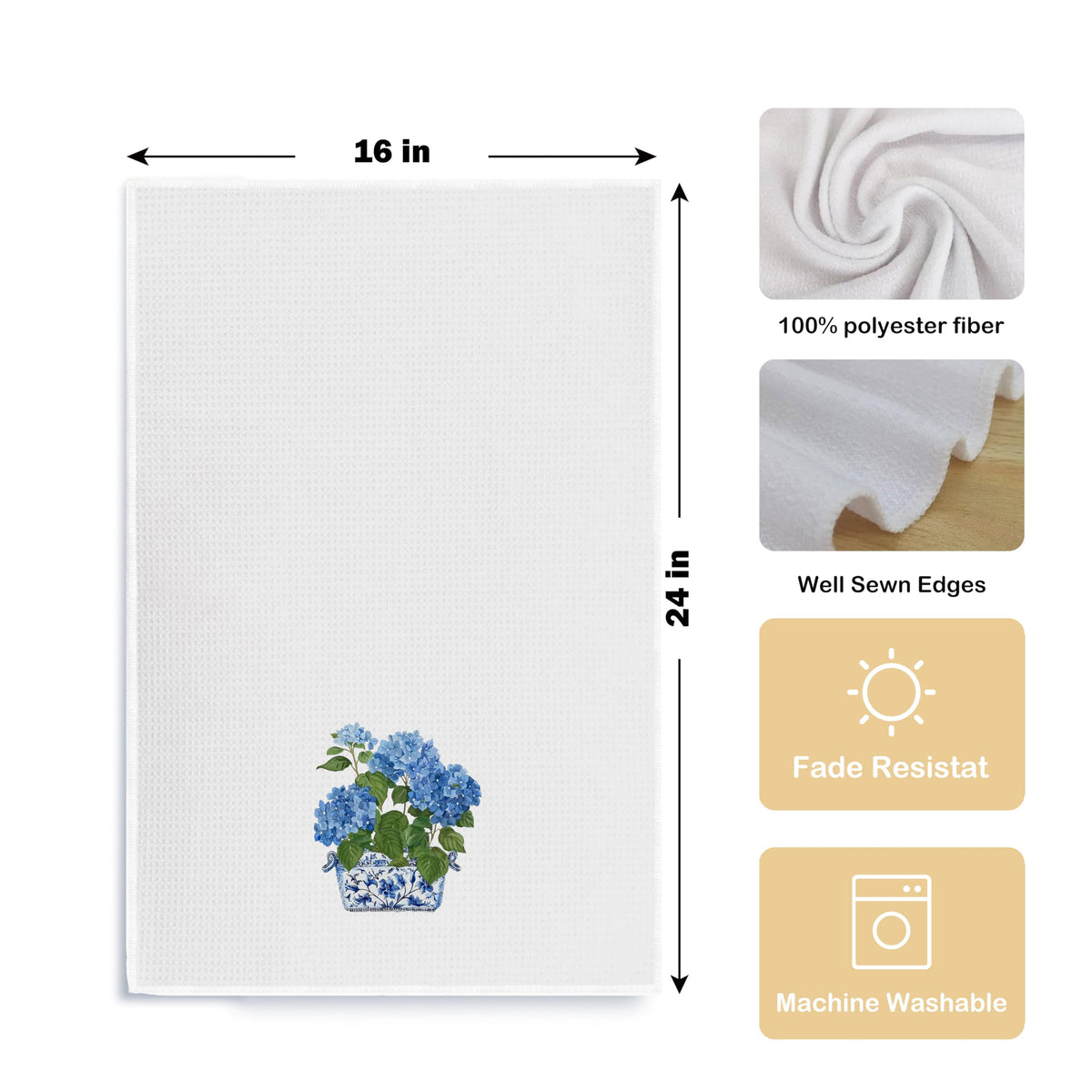 Chinoiserie Kitchen Towels, Set of 2