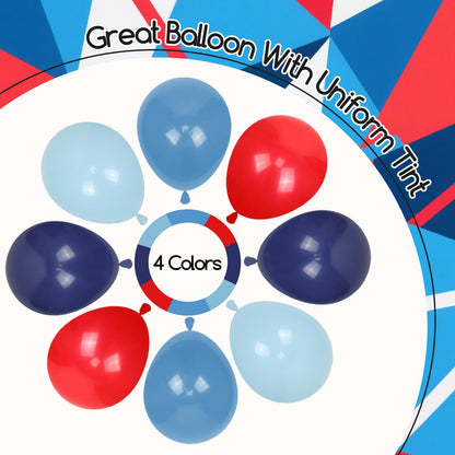 Blue and White Balloon Kit, 60 Pieces