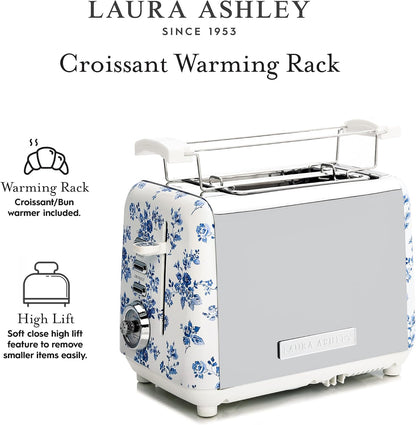Laura Ashley Wide Slot 2-Slice Toaster