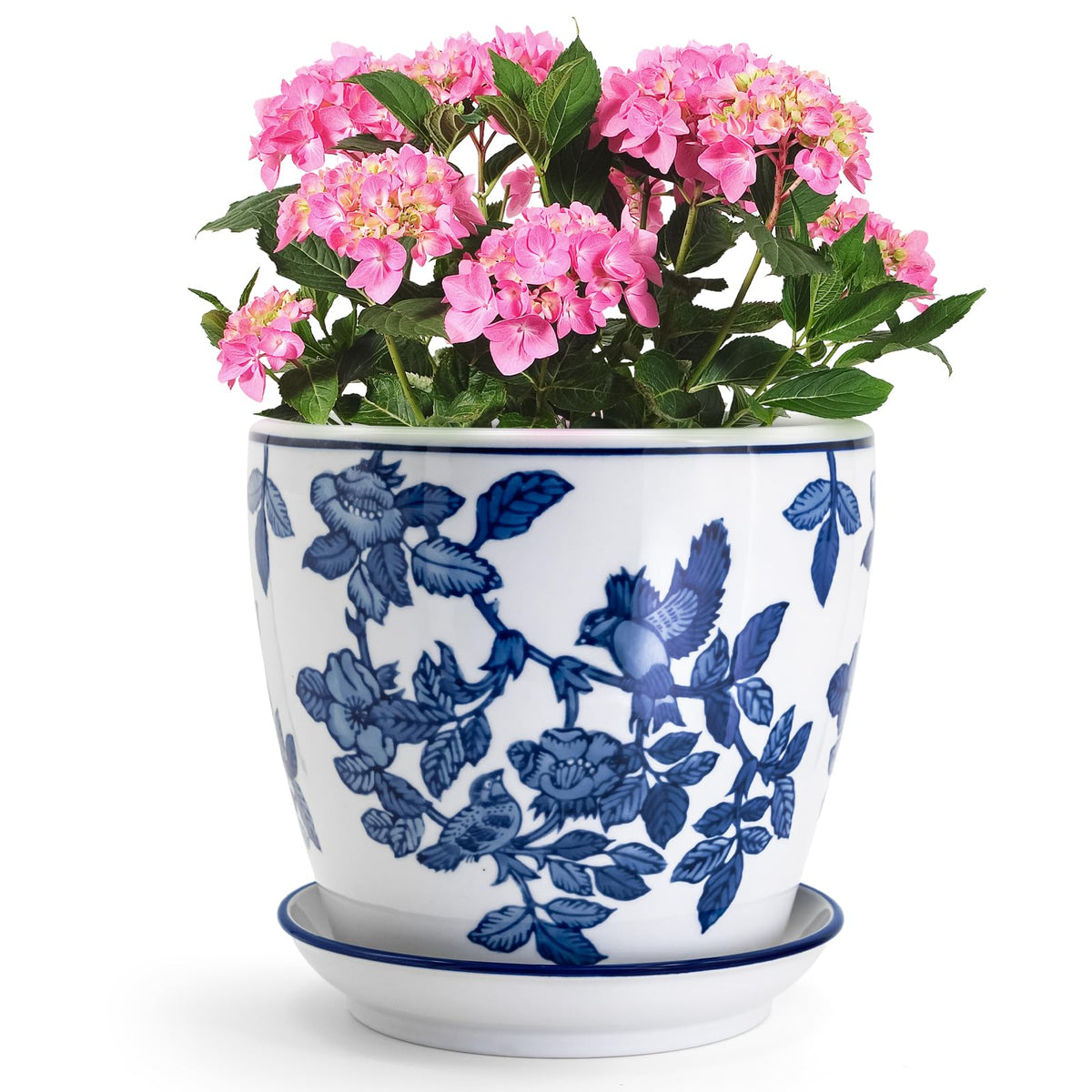 HakkaGirl Blue and White Chinoiserie Planters