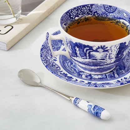 Spode Blue Italian Teaspoons, Set of 6