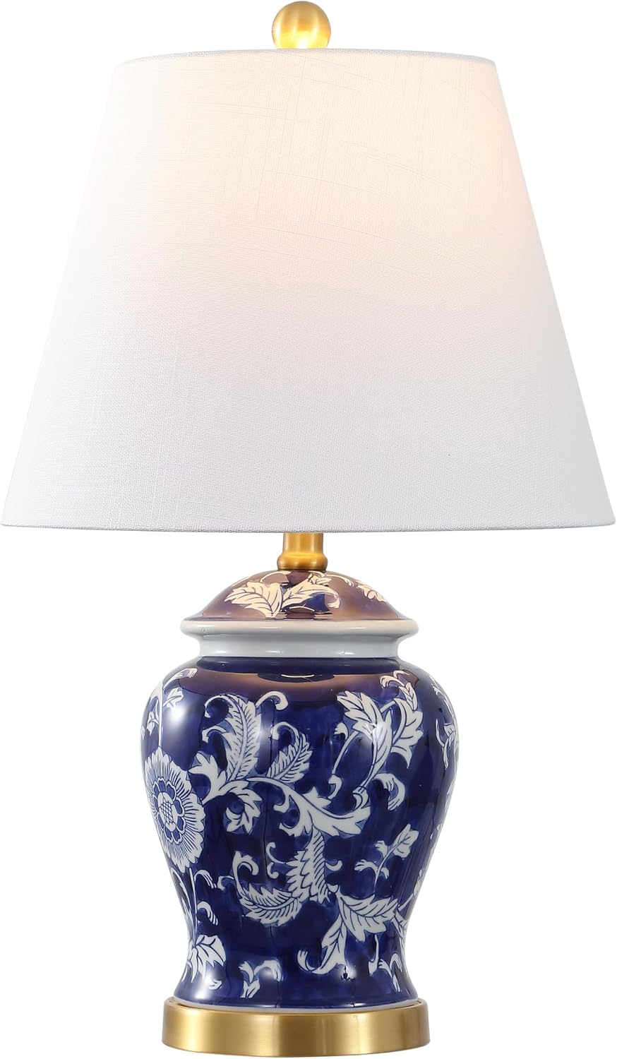 Jonathan Y Penelope Ginger Jar LED Table Lamp, 22 Inch