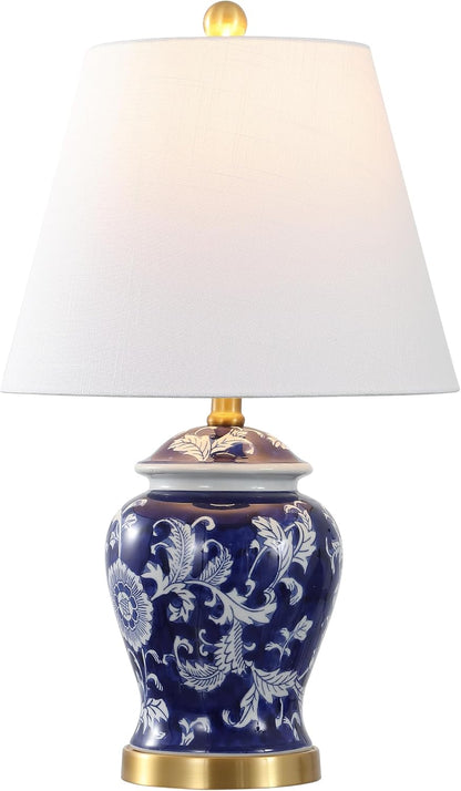 Jonathan Y Penelope Ginger Jar LED Table Lamp, 22 Inch