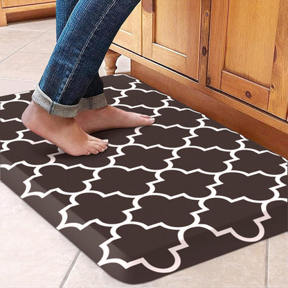 Blue Cushioned Anti-Fatigue Kitchen Mat