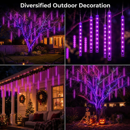 Aukora Blue Meteor Shower Lights