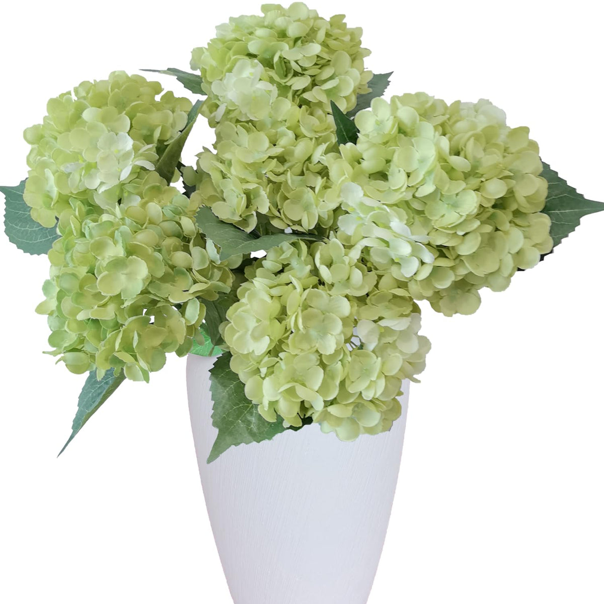 Blue Hydrangea Faux Flowers, 6 Stems