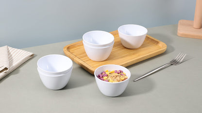 Nesting Melamine Mixing Bowls with Lids, Set of 10