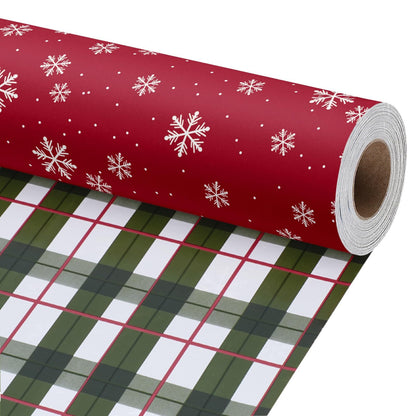 Nutcracker Reversible Christmas Wrapping Paper, 33 Ft