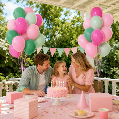 Blue and White Balloon Kit, 60 Pieces