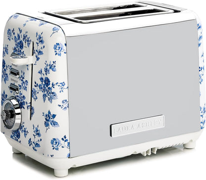Laura Ashley Wide Slot 2-Slice Toaster