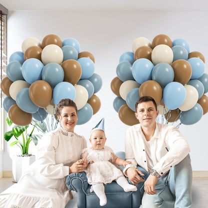 Blue and White Balloon Kit, 60 Pieces