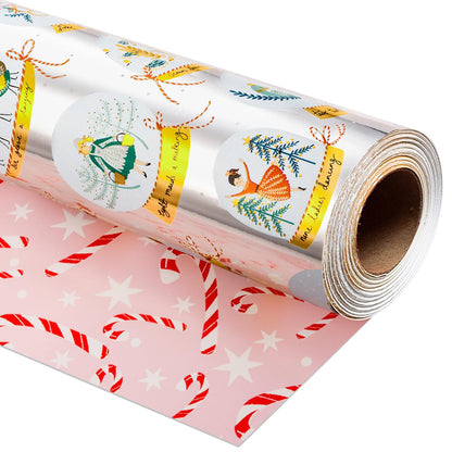 Blue Nutcracker Christmas Wrapping Paper, 32.8 Ft