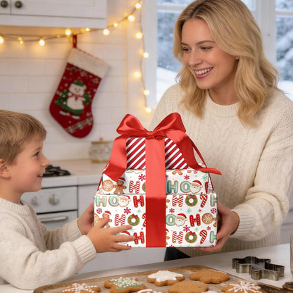Nutcracker Reversible Christmas Wrapping Paper, 33 Ft