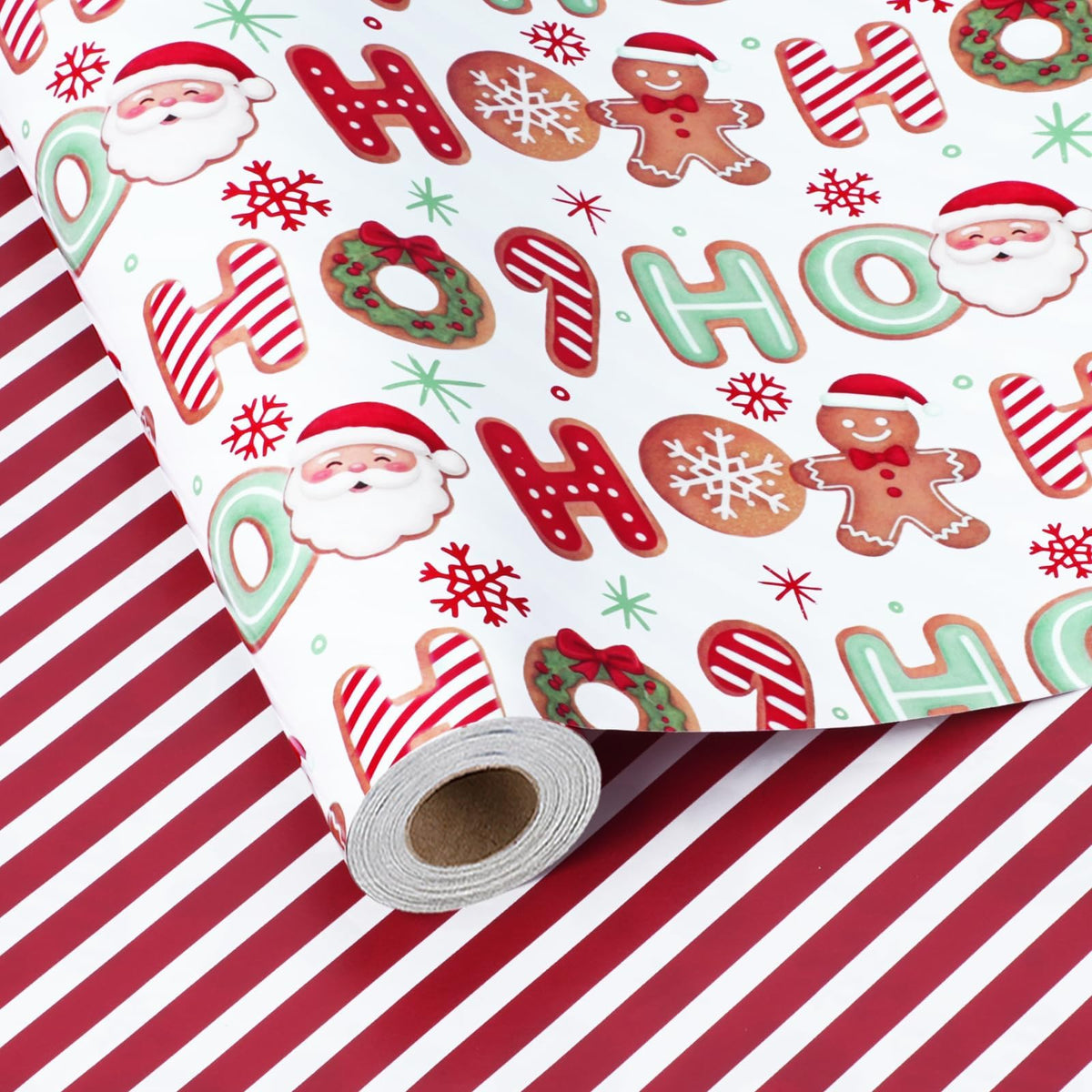 Nutcracker Reversible Christmas Wrapping Paper, 33 Ft