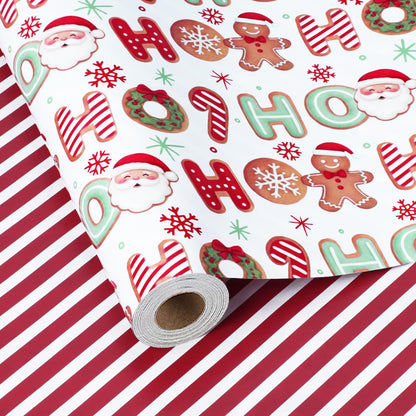 Nutcracker Reversible Christmas Wrapping Paper, 33 Ft