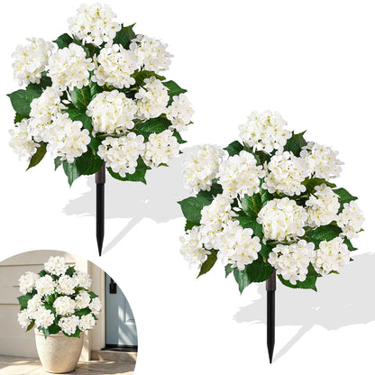 Real Touch Blue Hydrangea Faux Flowers