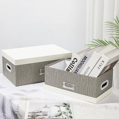 Blue and White Floral Nested Storage Boxes