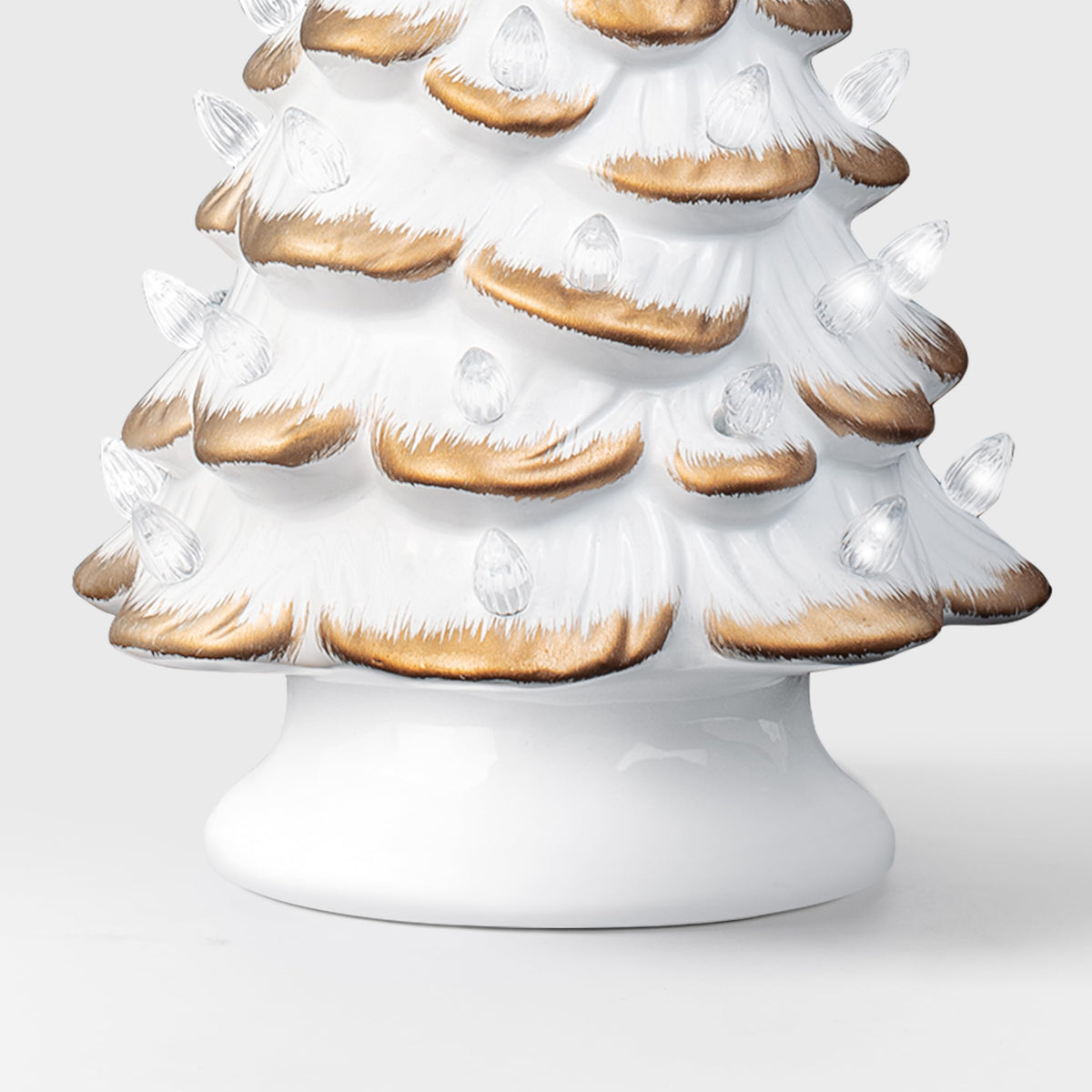 Lighted Ceramic Christmas Tree, 13 Inch