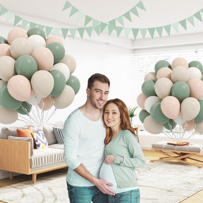 Blue and White Balloon Kit, 60 Pieces